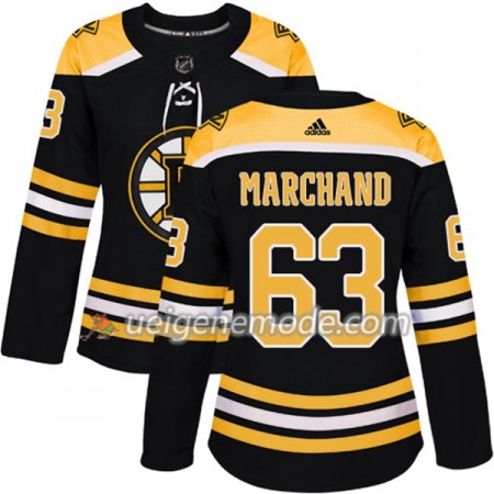 Dame Eishockey Boston Bruins Trikot Brad Marchand 63 Adidas 2017-2018 Schwarz Authentic